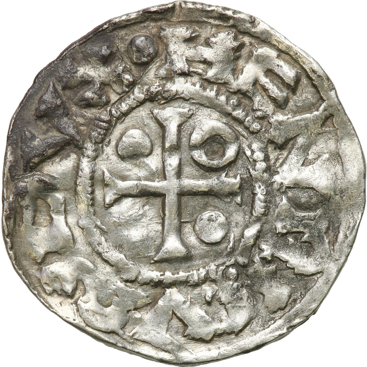 Niemcy, Bawaria - Ratyzbona. Henryk II Kłótnik 955-975 / 985-995. Denar